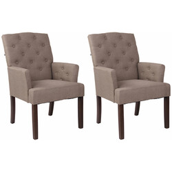 Bekväm chesterfield matstol i elegant design