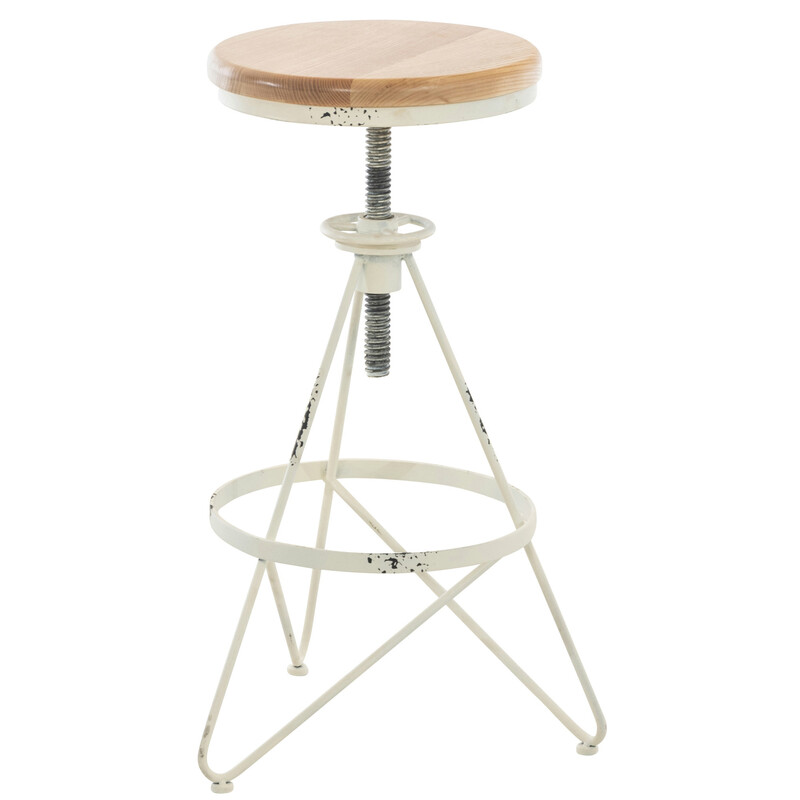 Elegant barstol med ergonomisk design och justerbar höjd