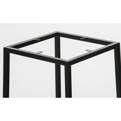 Modern barstol med vadderad sits och hållbar metallstomme