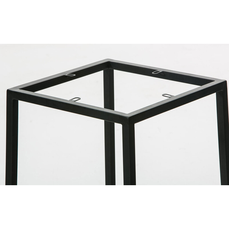 Modern barstol med vadderad sits och hållbar metallstomme