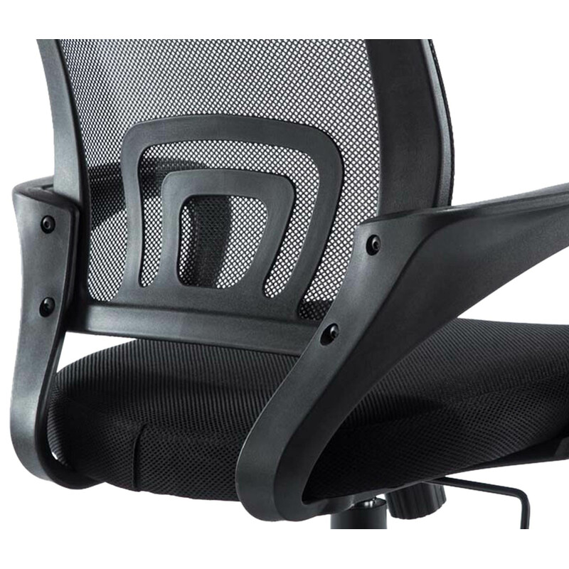 Ergonomisk kontorsstol med justerbar höjd och nätbeklädnad