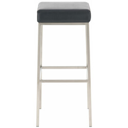 Klassiska barstolar i konstläder med hållbar metallram