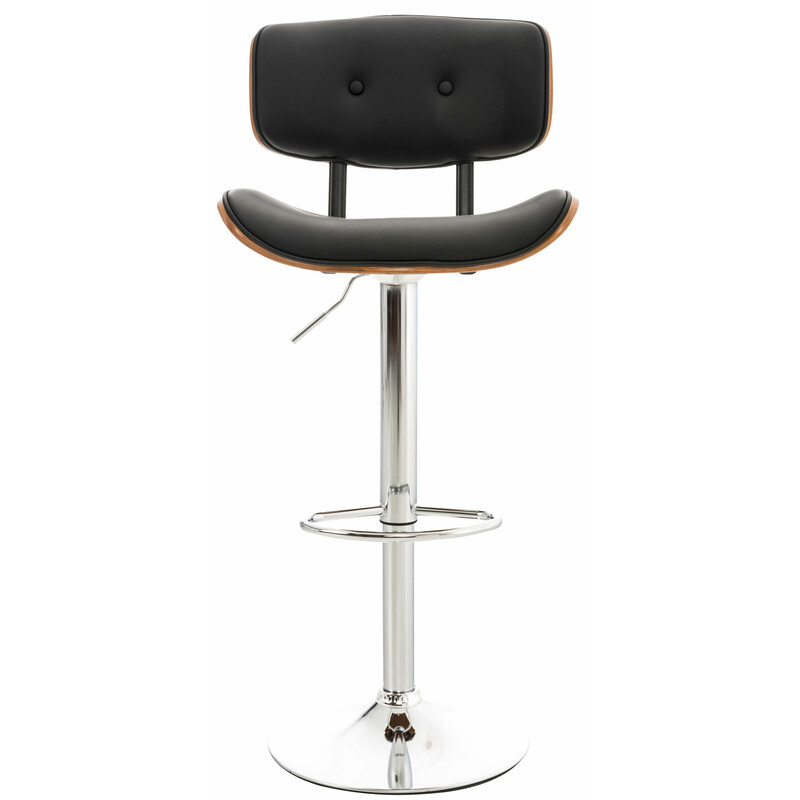 Elegant och ergonomisk barstol med justerbar höjd och konstläder