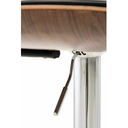 Elegant och ergonomisk barstol med justerbar höjd och konstläder