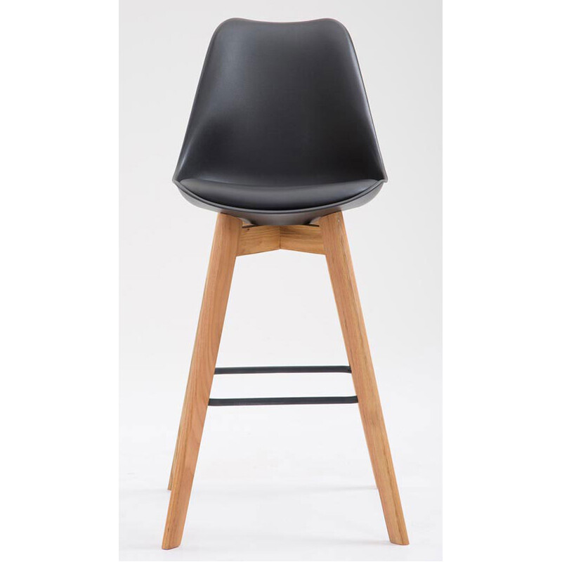 Bekväma och moderna barstolar med ekstomme och fotstöd