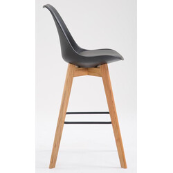 Bekväma och moderna barstolar med ekstomme och fotstöd