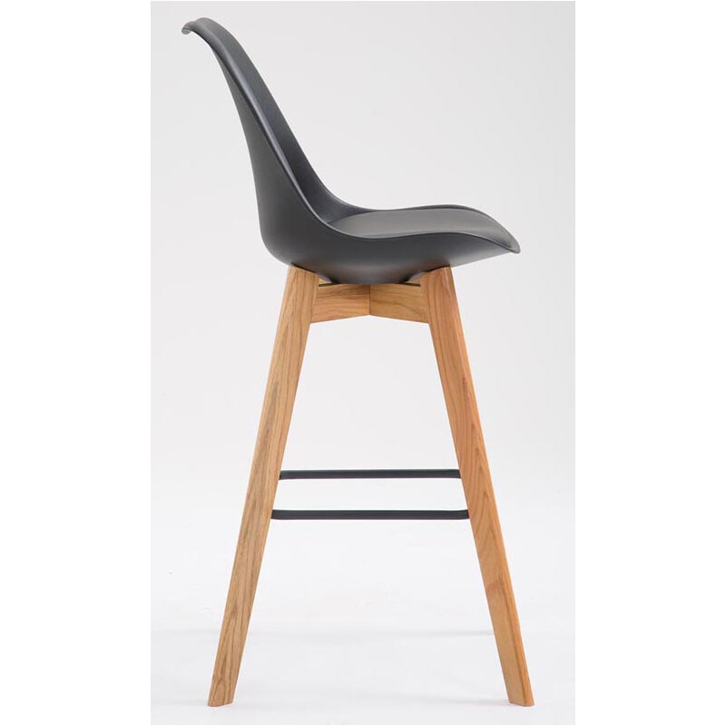 Bekväma och moderna barstolar med ekstomme och fotstöd