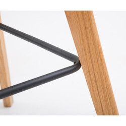 Bekväma och moderna barstolar med ekstomme och fotstöd