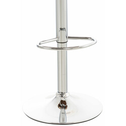 Elegant och ergonomisk barstol med justerbar höjd och konstläder