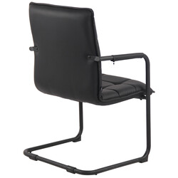 Gandia gungstol i konstläder med metallram