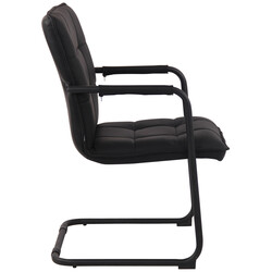 Elegant gungstol i äkta läder med modern design