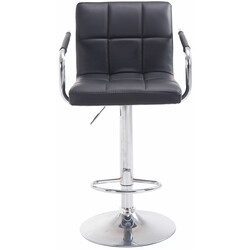 Moderna svängbara barstolar med justerbar höjd och konstläder