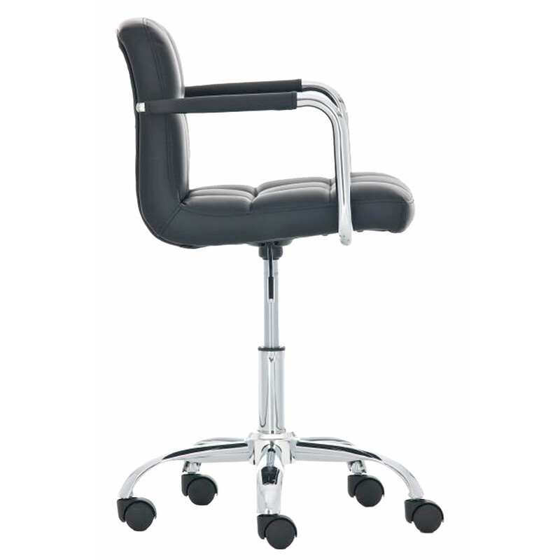 Bekväm kontorsstol i konstläder med justerbar höjd