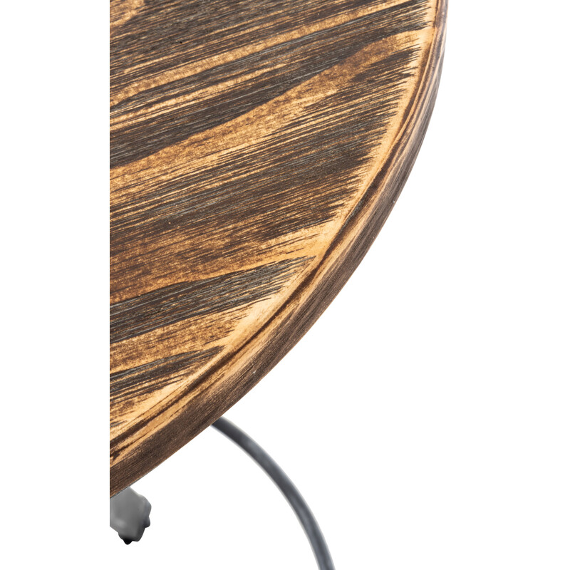 Elegant justerbart ståbord i furu och metall