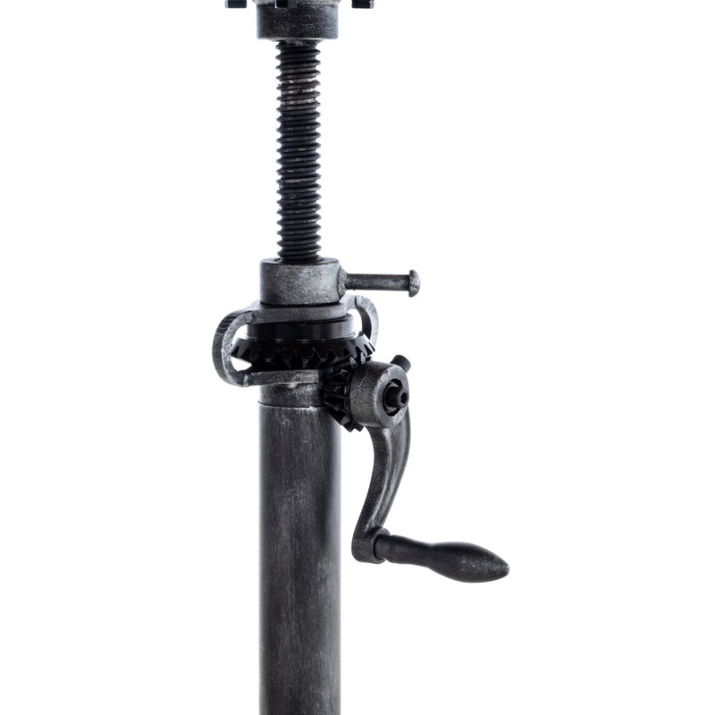 Elegant justerbart ståbord i furu och metall