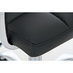 Bekväm kontorsstol i konstläder med justerbar höjd