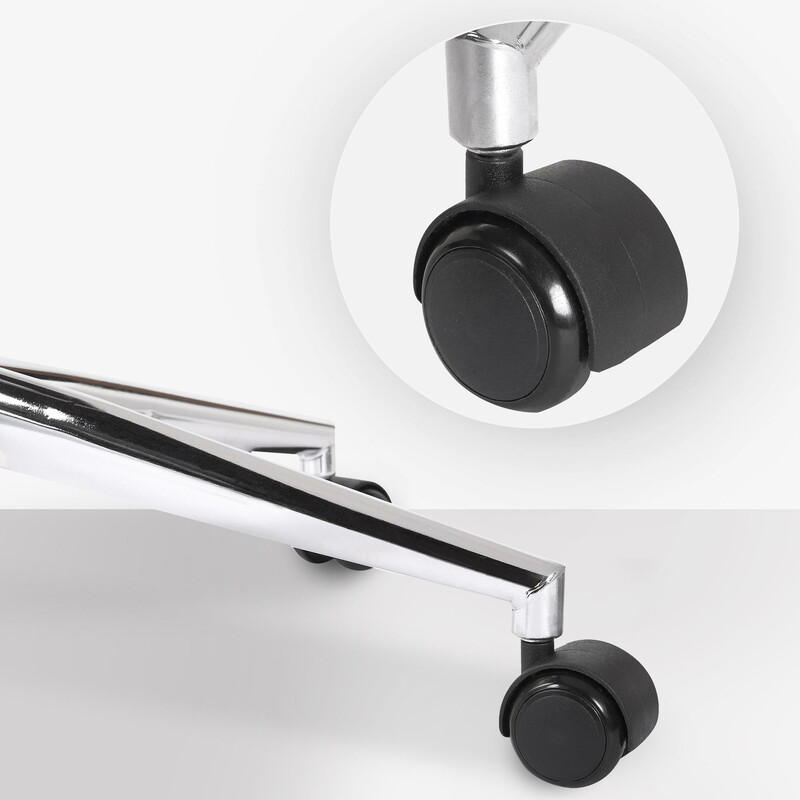 Elegant kontorsstol med justerbar höjd och gungmekanism