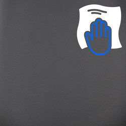 Elegant kontorsstol med justerbar höjd och gungmekanism