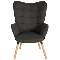 Elegant och bekväm garding fåtölj med quiltat ryggstöd