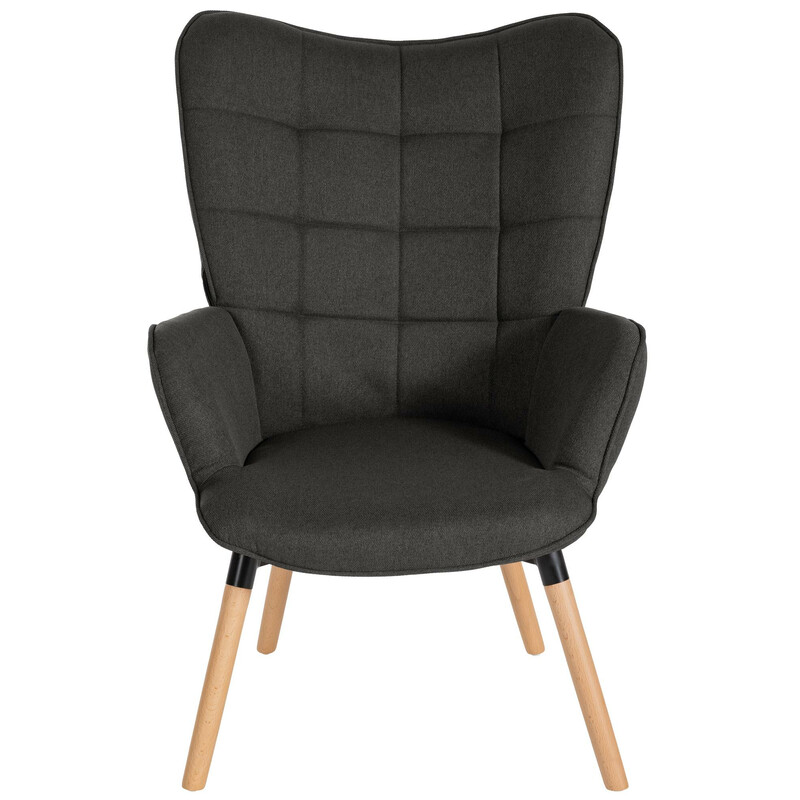 Elegant och bekväm garding fåtölj med quiltat ryggstöd