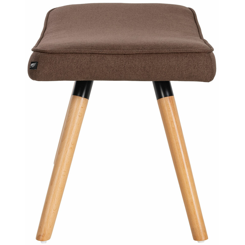 Elegant och mångsidig fotpall med bokträben