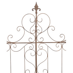 Rustik metallspaljé för trädgårdsdekoration och växtuppvisning