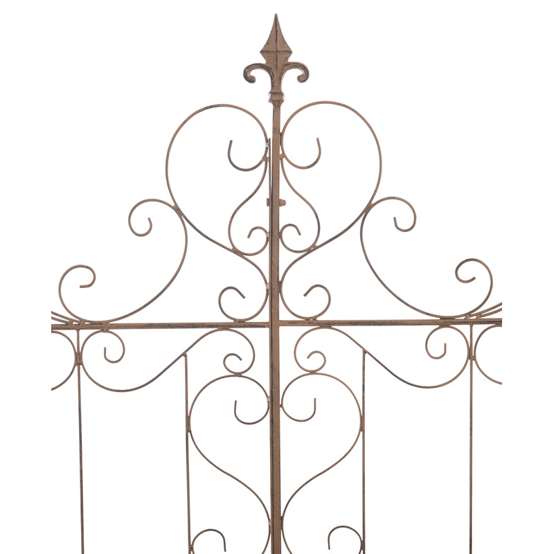 Rustik metallspaljé för trädgårdsdekoration och växtuppvisning