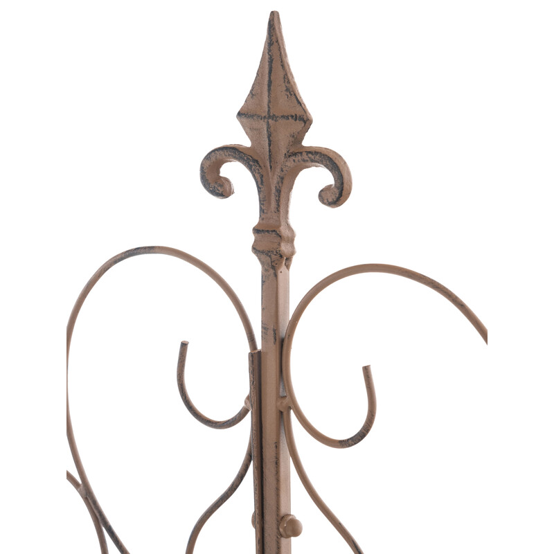 Rustik metallspaljé för trädgårdsdekoration och växtuppvisning