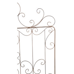 Rustik metallspaljé för trädgårdsdekoration och växtuppvisning