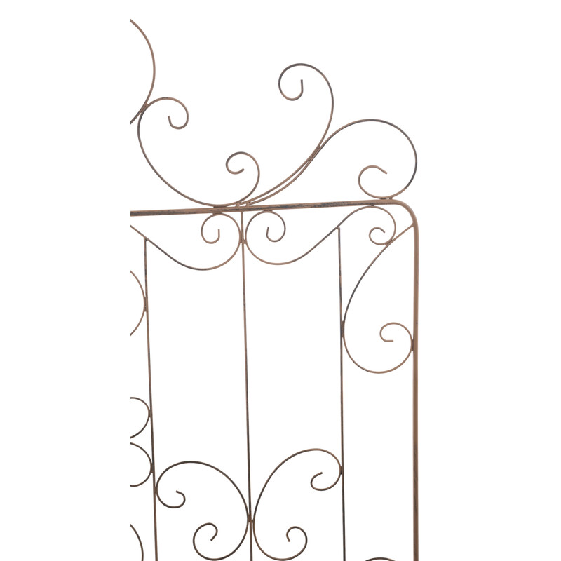 Rustik metallspaljé för trädgårdsdekoration och växtuppvisning