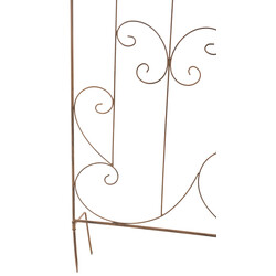 Rustik metallspaljé för trädgårdsdekoration och växtuppvisning