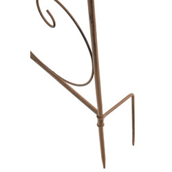 Rustik metallspaljé för trädgårdsdekoration och växtuppvisning