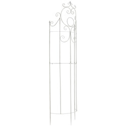 Handgjord järnspaljé för klätterväxter i rustik design