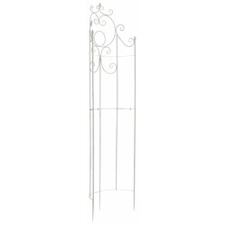 Handgjord järnspaljé för klätterväxter i rustik design