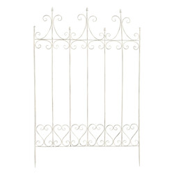 Elegant rostfri spaljé för klätterväxter i trädgården