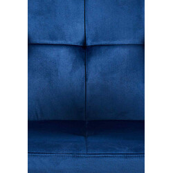 Elegant modern besöksstol med sammetsöverdrag och metallram