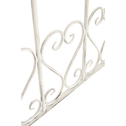 Elegant rostfri spaljé för klätterväxter i trädgården