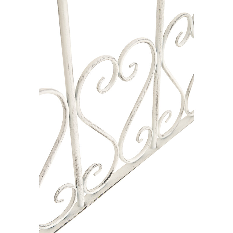 Elegant rostfri spaljé för klätterväxter i trädgården