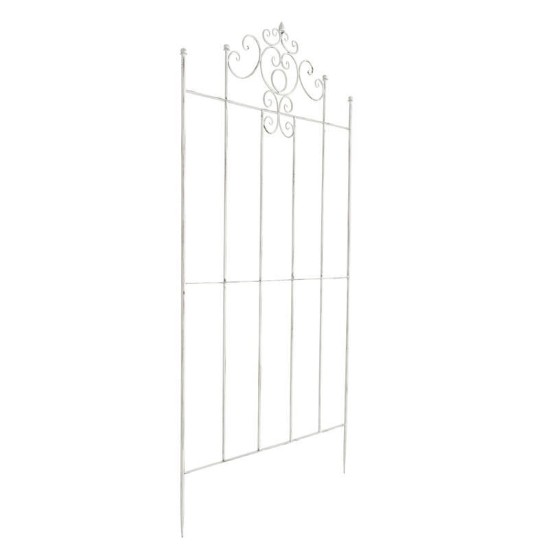 Rustik trädgårdsspaljé med klassisk design och dekorationer