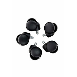 Mångsidiga plasthjul för kontorsstolar - enkel installation