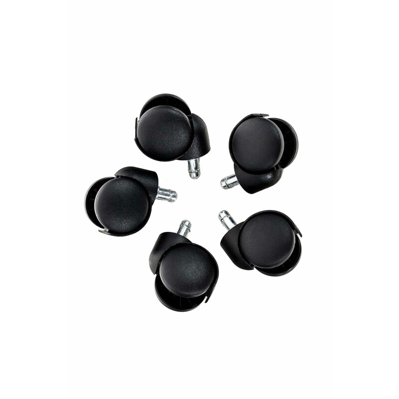 Mångsidiga plasthjul för kontorsstolar - enkel installation