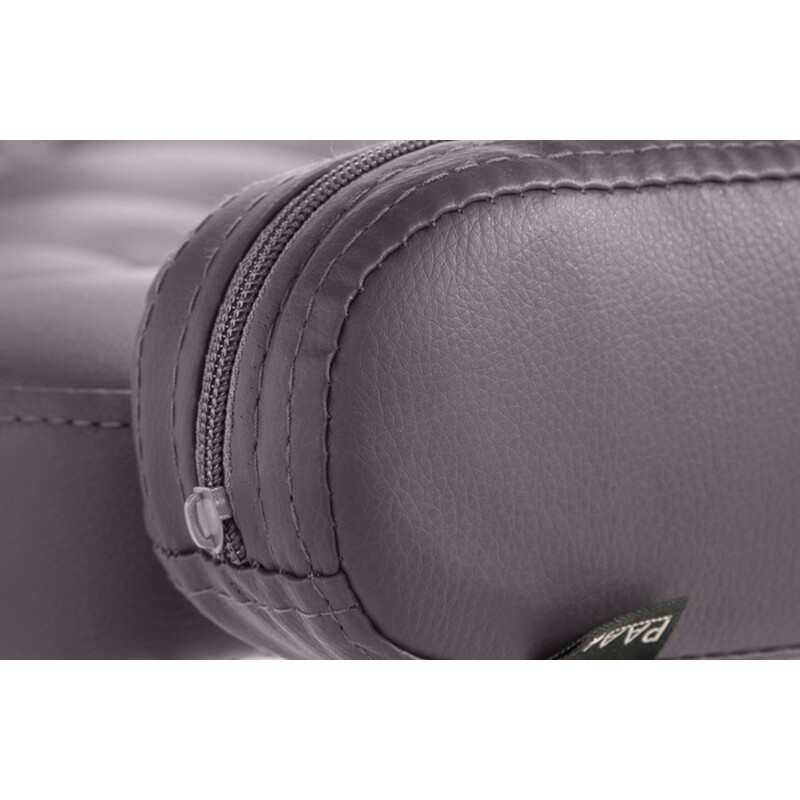 Elegant höjdjusterbar barstol i quiltat konstläder