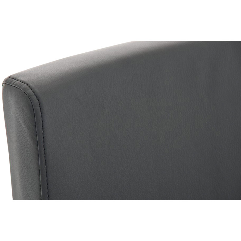 Elegant barstolsuppsättning i konstläder med gungstolsdesign