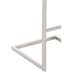 Elegant barstolsuppsättning i konstläder med gungstolsdesign