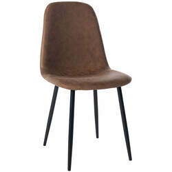 Modern matstol med hög rygg och bekväm stoppning