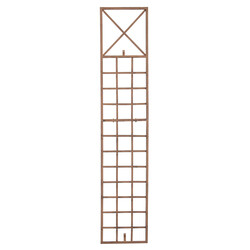 Elegant väggspaljé i järn för klätterväxter och rosor