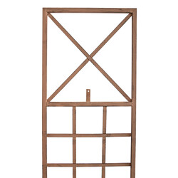 Elegant väggspaljé i järn för klätterväxter och rosor