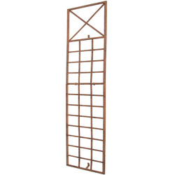 Elegant väggspaljé i järn för klätterväxter och rosor