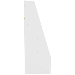 Tidlös barnbokhylla med fyra rymliga hyllor i MDF