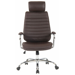 Hopfällbar och lättskött stol med konstläder och metallram